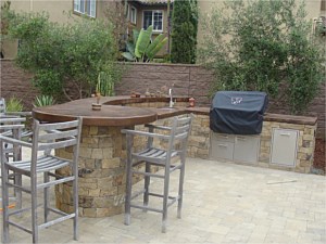 Outdoor Living Area, La Jolla, CA